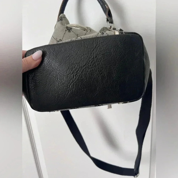 US Polo Assn | Monogram Canvas Bucket Bag With Crossbody Strap - Picture 13 of 13